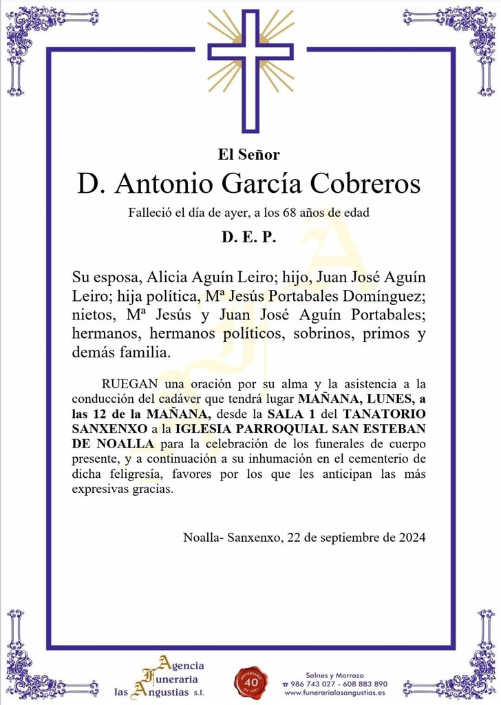 D. ANTONIO GARCÍA COBREROS