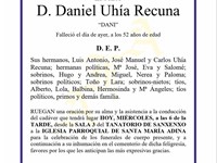 D. DANIEL UHÍA RECUNA