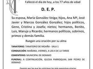 D. ENRIQUE GONZÁLEZ BALLESTEROS