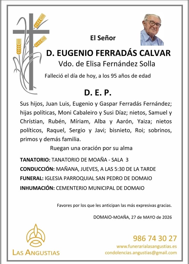 D. EUGENIO FERRADÁS CALVAR