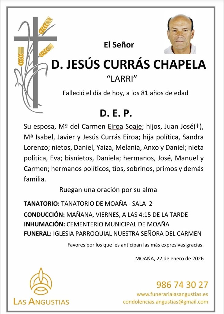 D. JESÚS CURRÁS CHAPELA
