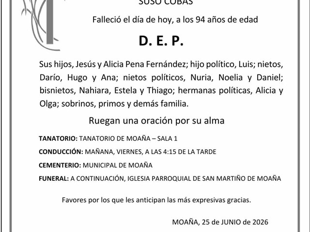 D. JESÚS PENA COBAS