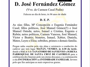 D. JOSÉ FERNÁNDEZ GÓMEZ