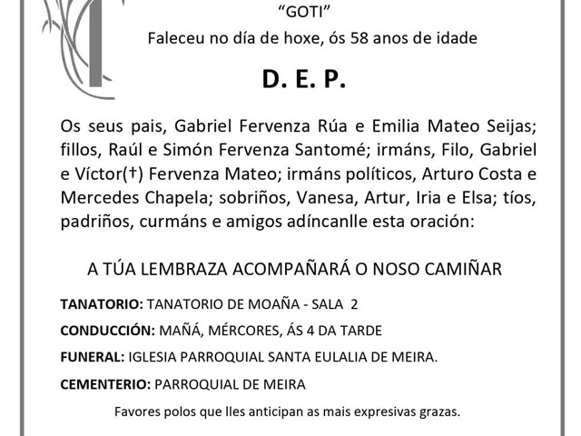 D. JOSÉ MANUEL FERVENZA MATEO