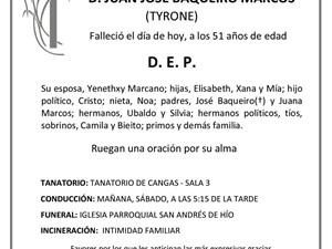 D. JUAN JOSÉ BAQUEIRO MARCOS