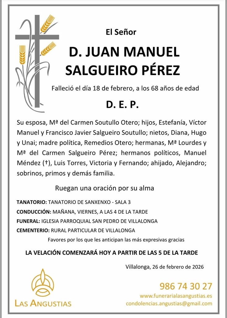 D. JUAN MANUEL SALGUEIRO PÉREZ