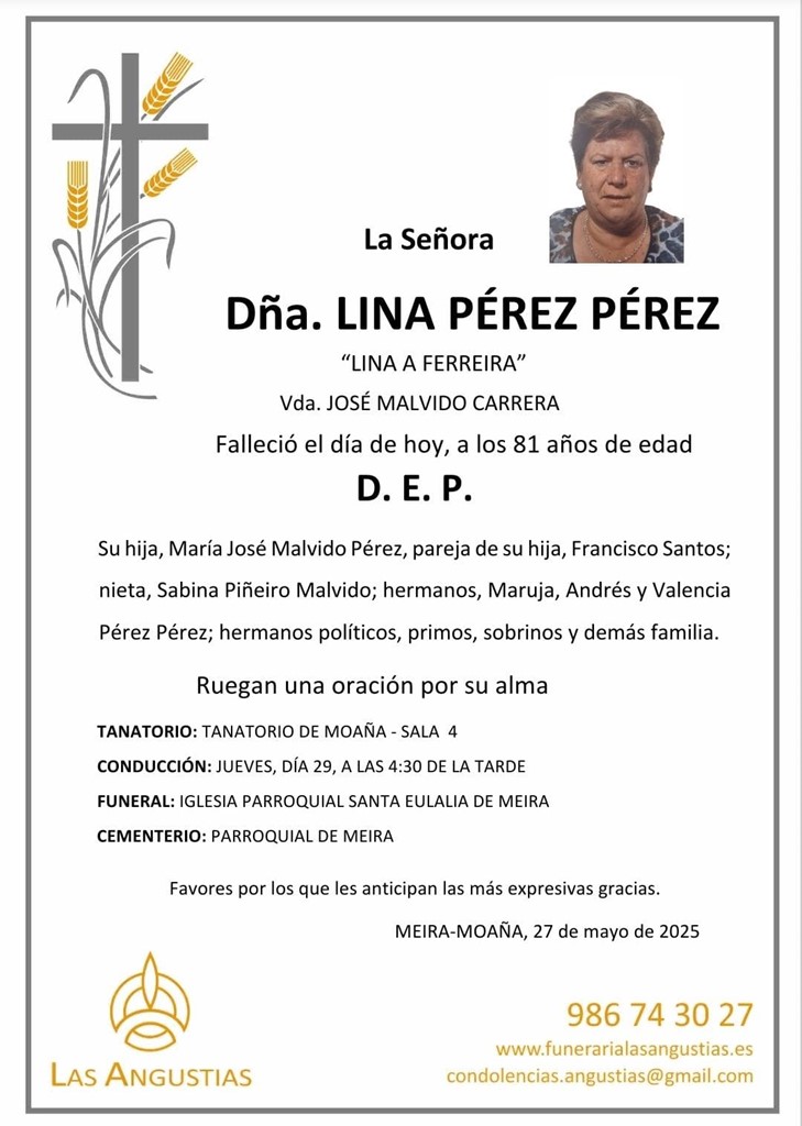 D. LINA PÉREZ PÉREZ