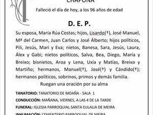 D. LISARDO CURRÁS SANTOMÉ