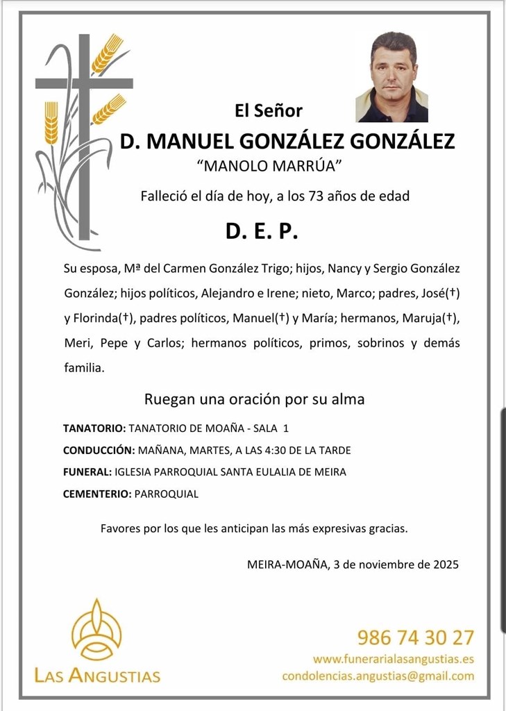 D. MANUEL GONZÁLEZ GONZÁLEZ