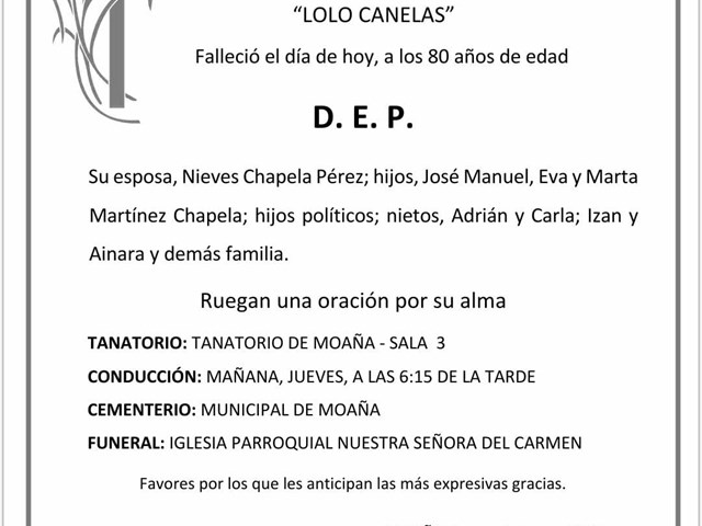 D. MANUEL MARTÍNEZ GIL