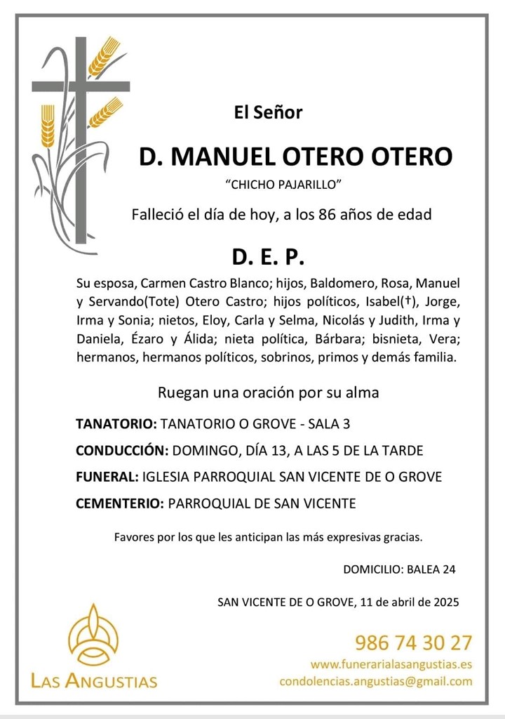 D. MANUEL OTERO OTERO