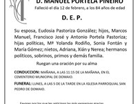 D. MANUEL PORTELA PIÑEIRO