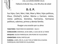 D. MAXIMINO GONZÁLEZ BUGALLO