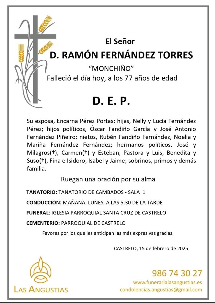 D. RAMÓN FERNÁNDEZ TORRES