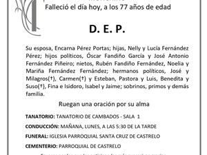 D. RAMÓN FERNÁNDEZ TORRES