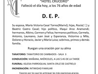 D. SERVANDO CASTRO CASTRO