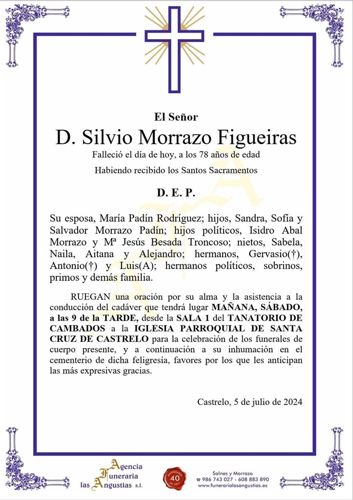D. SILVIO MORRAZO FIGUEIRAS