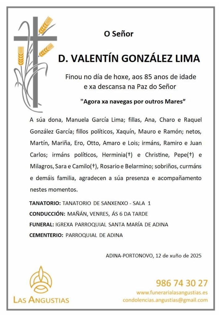 D. VALENTÍN GONZÁLEZ LIMA