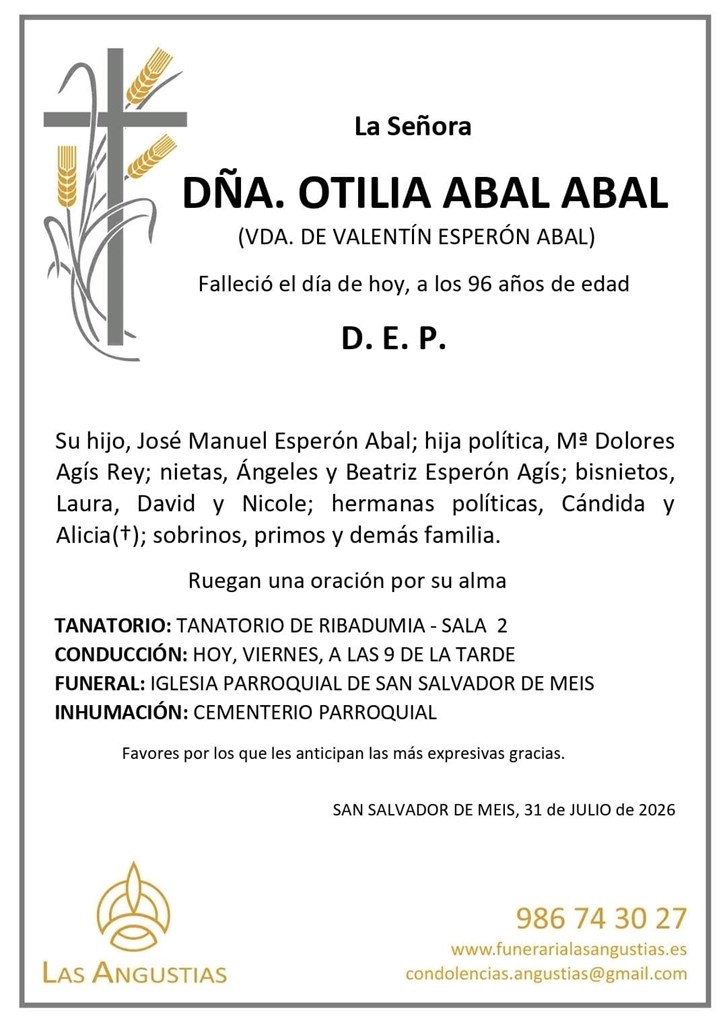 DOÑA OTILIA ABAL ABAL