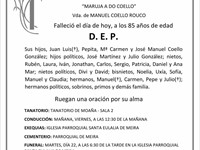 DOÑA MARÍA GONZÁLEZ RÚA