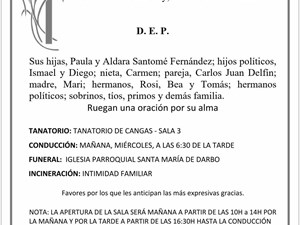 Dña. CATALINA FERNÁNDEZ FERNÁNDEZ