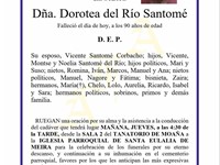 DÑA. DOROTEA DEL RÍO SANTOMÉ