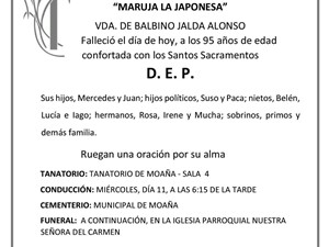 Dña. MARÍA RODRÍGUEZ BERNÁRDEZ