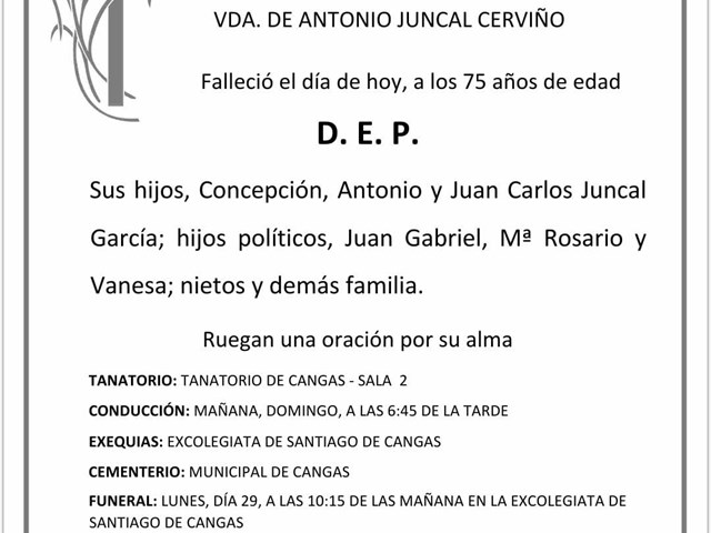 Dña. VIRGINIA GARCÍA REFOJOS