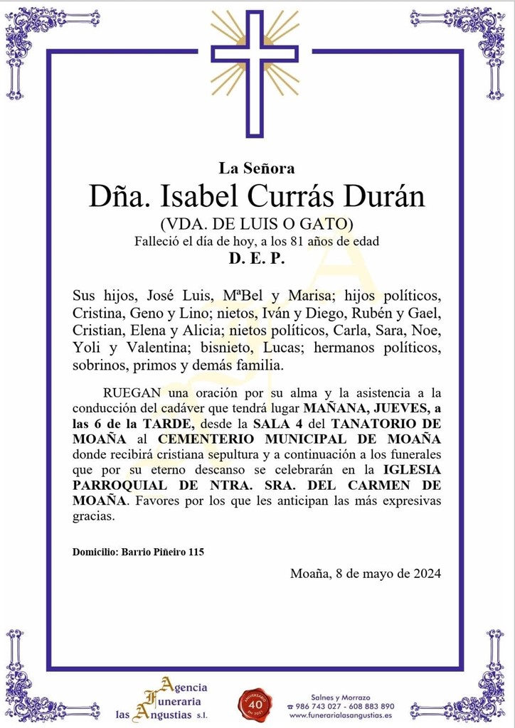 ISABEL CURRÁS DURÁN