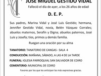 JOSÉ MIGUEL GESTIDO VIDAL