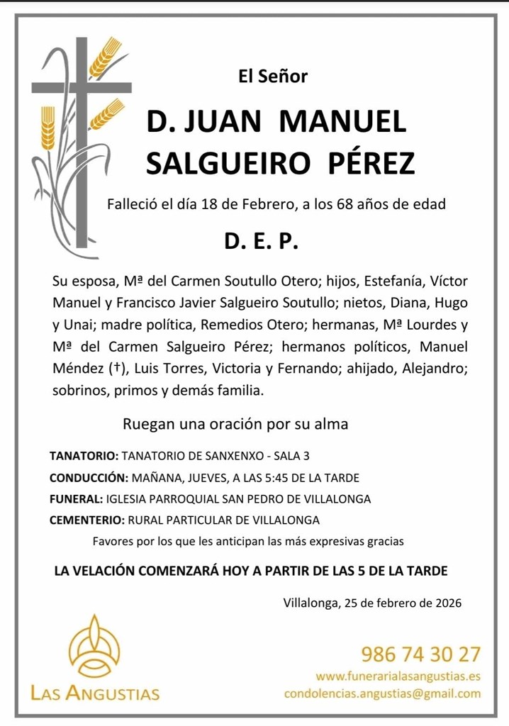 JUAN MANUEL SALGUEIRO PÉREZ