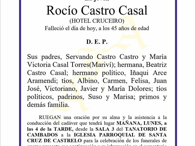ROCÍO CASTRO CASAL
